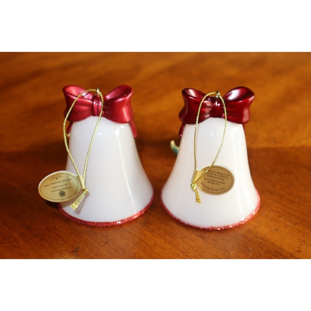 Thomas Kinkade Ringing in Holiday Christmas Bell Ornaments With Snowmen LOT#3 - Picture 6 of 13